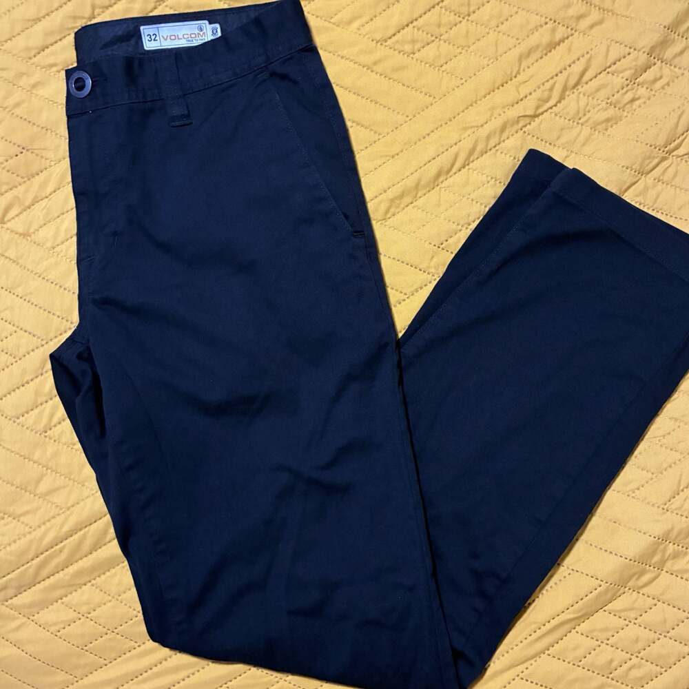 Volcom Men's Black Chino Pants